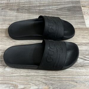Gucci Black Slides